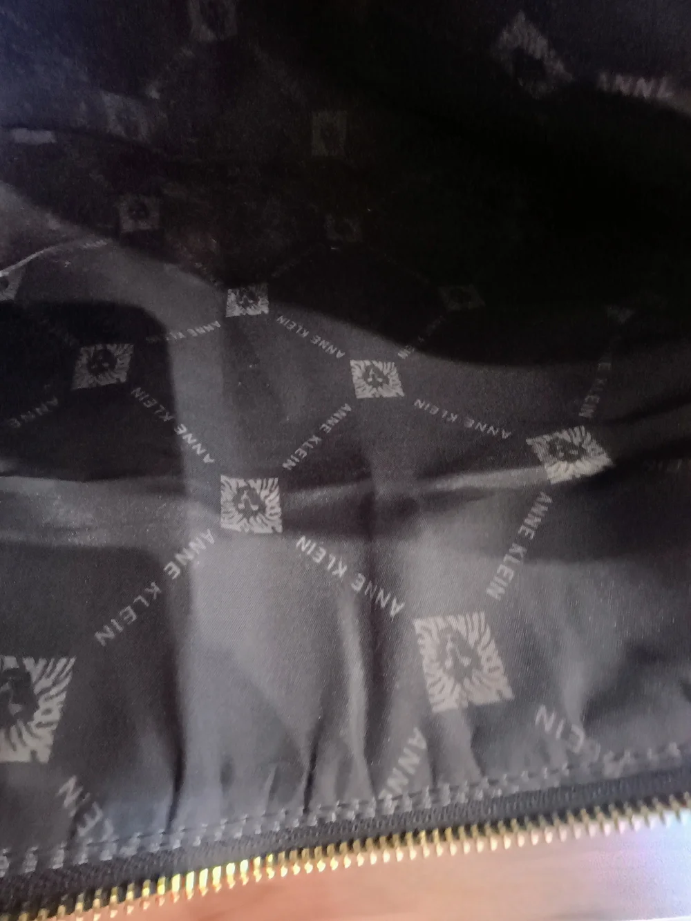 Anne Klein Brown and Black Snake-Print Laptop Bag